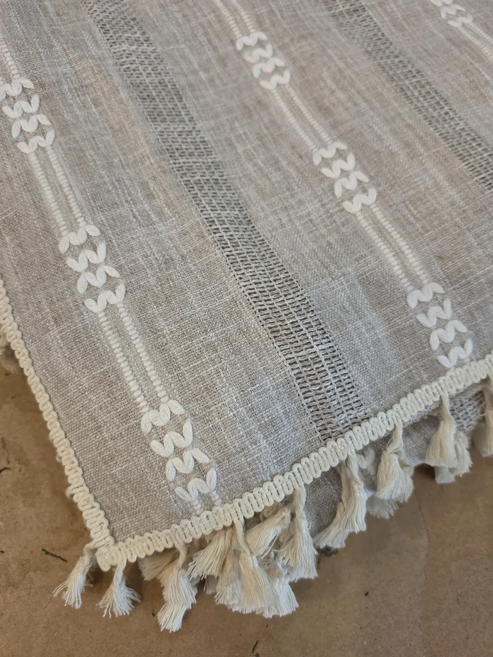 Sheer Linen Window Curtain Panels - 52